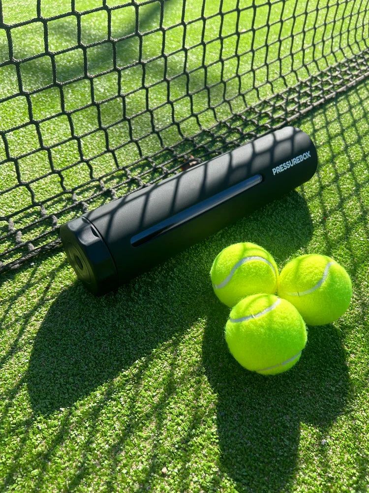 Drukregelaar voor 3 paddel/tennis ballen